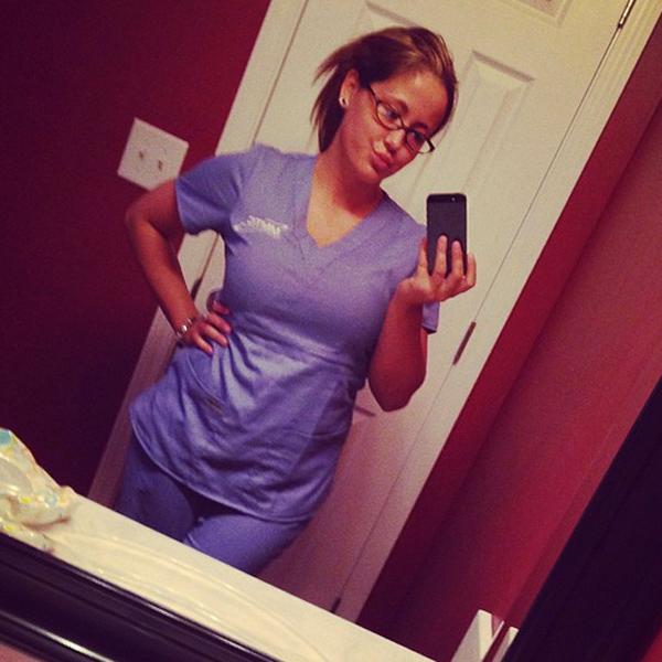 Jenelle evans scrubs