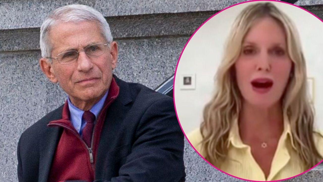 Photo of Dr. Anthony Fauci and Britney Hopper
