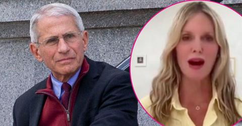Photo of Dr. Anthony Fauci and Britney Hopper