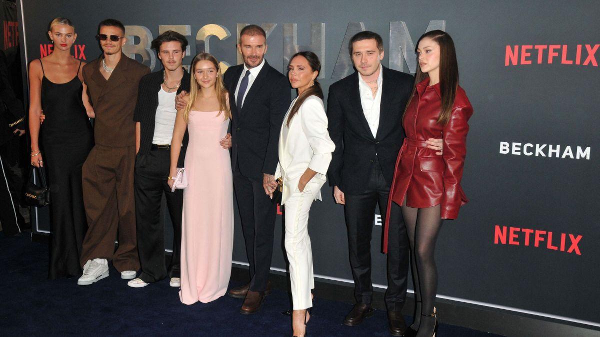 image of Beckham family 