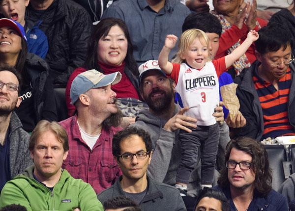 Jason Sudeikis Son Otis Basketball Game