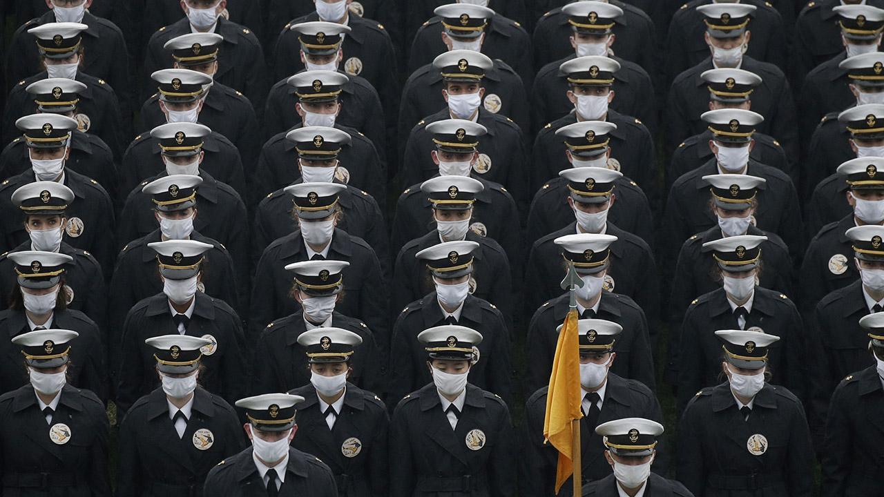 Image of the legal battle stems from the Pentagon's pandemic-era COVID mask requirements.