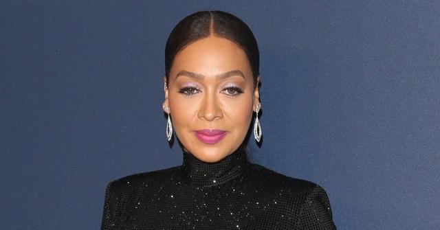 La La Anthony Wearing a Black Dress