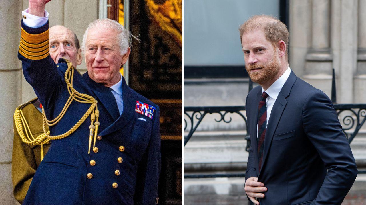 Image of Prince Harry met with King Charles in September 2025.