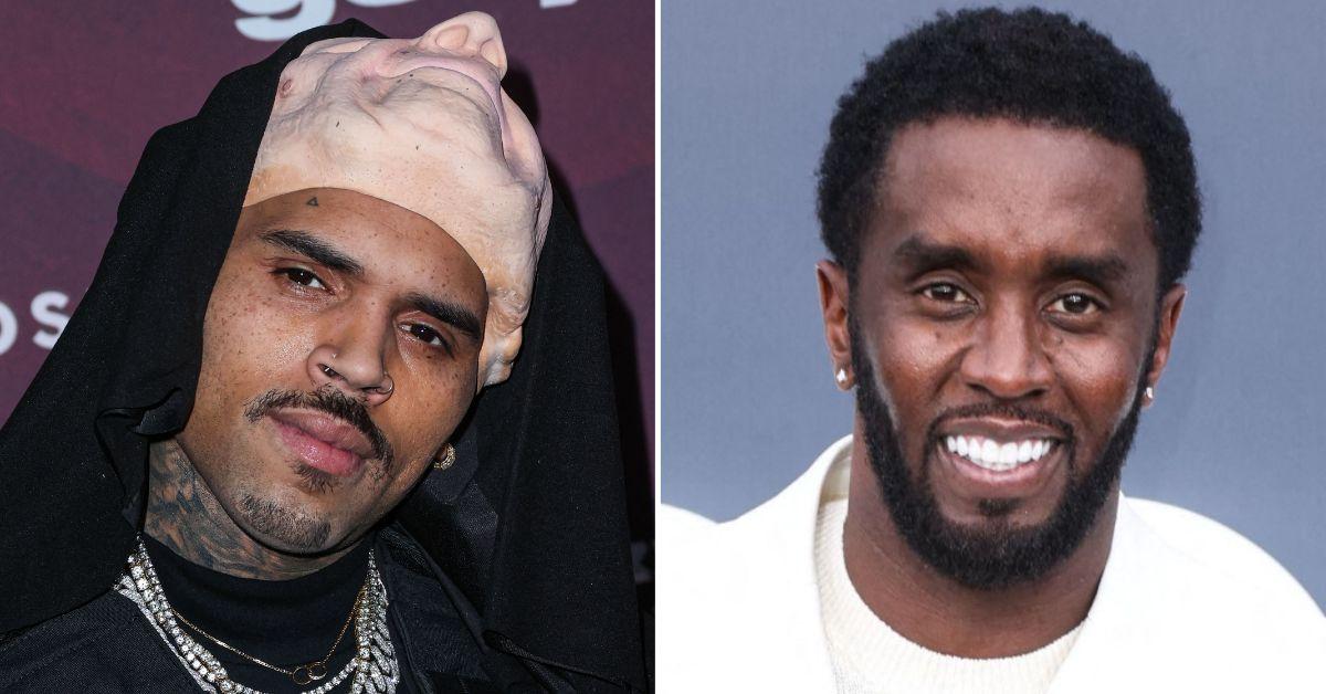 Composite photo of Chris Brown and Sean 'Diddy' Combs.