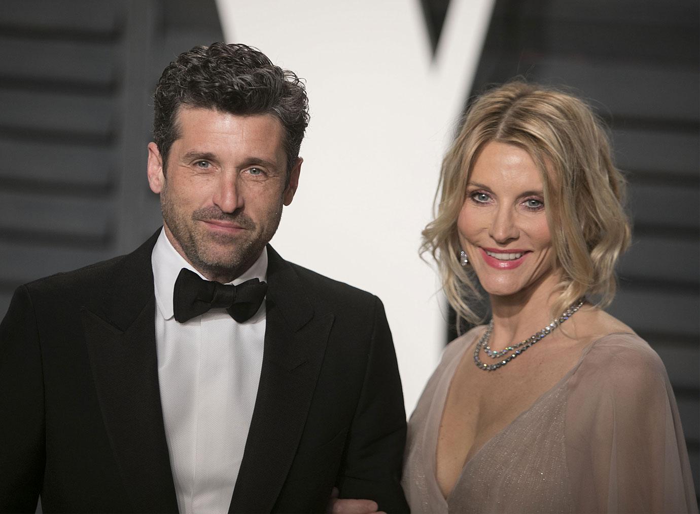 patrick dempsey and wife at vanity fair