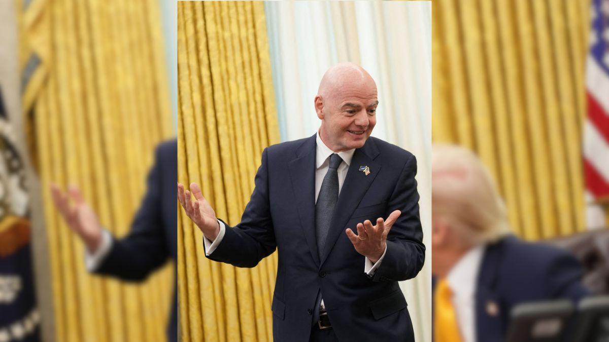 Image of FIFA President Gianni Infantino praised the FIFA World Cup halftime show.