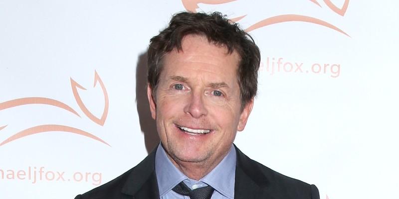 Michael J. Fox Wearing a Suit