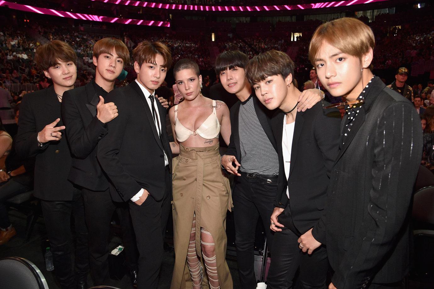 Halsey with BTS