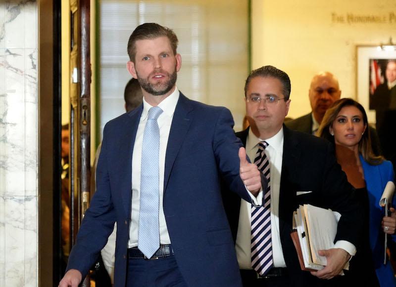 eric trump laughed at loan trump