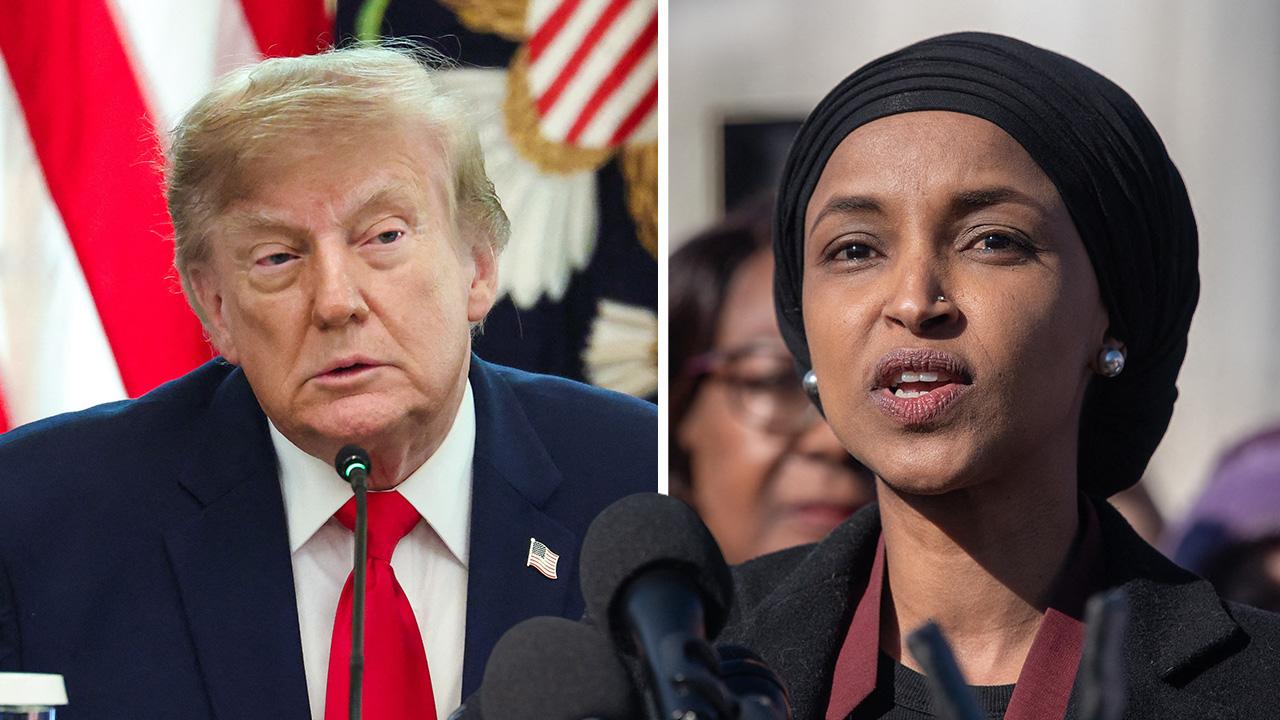 Image of Omar has dismissed Donald Trump's claims about her as  'baseless conspiracy theories.'