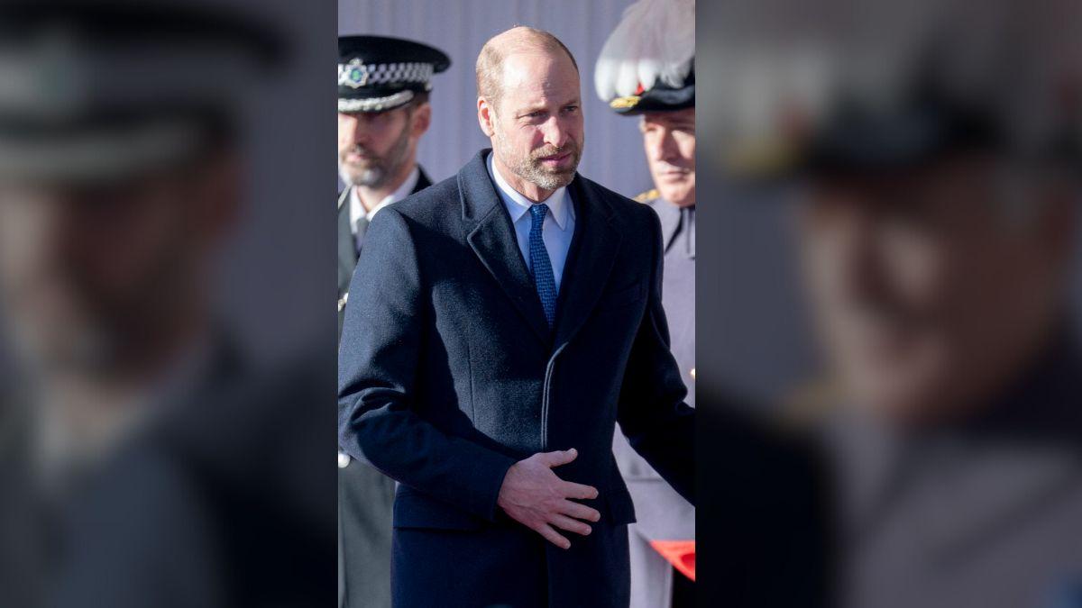 Image of Prince William joined his friends to celebrate his favorite soccer team's win.