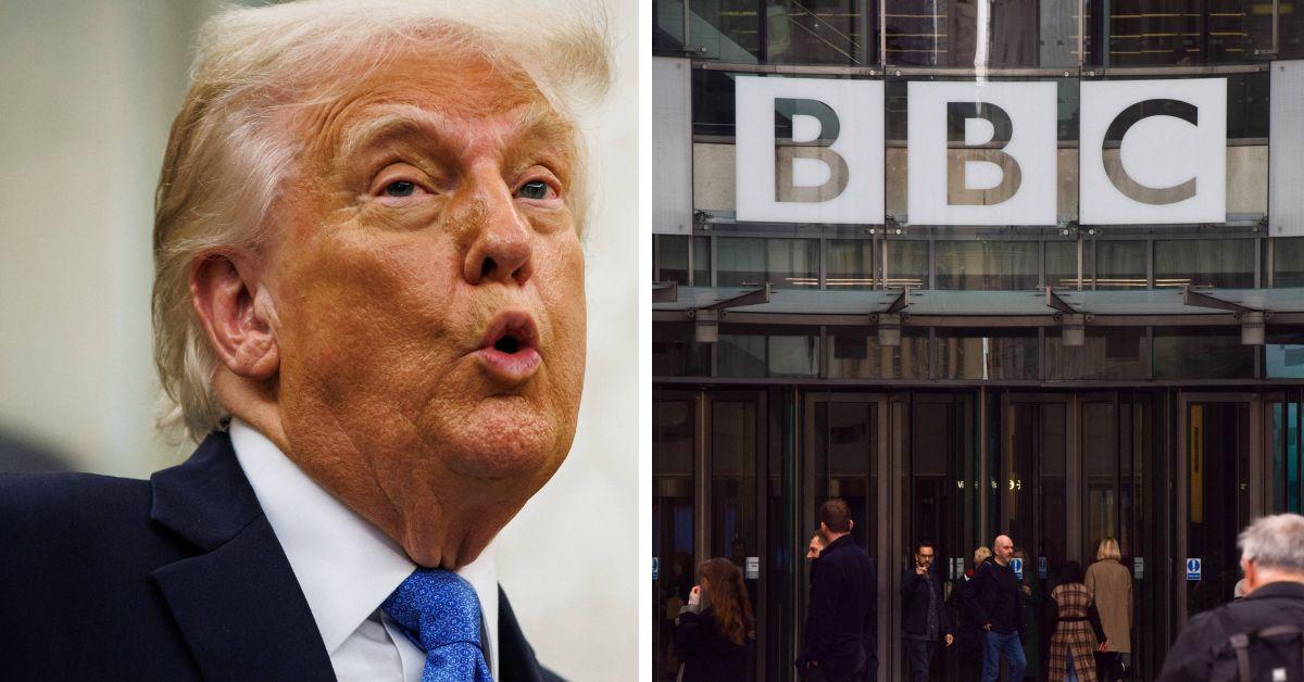 image of The BBC apparently doctored footage of the president's January 6 speech.