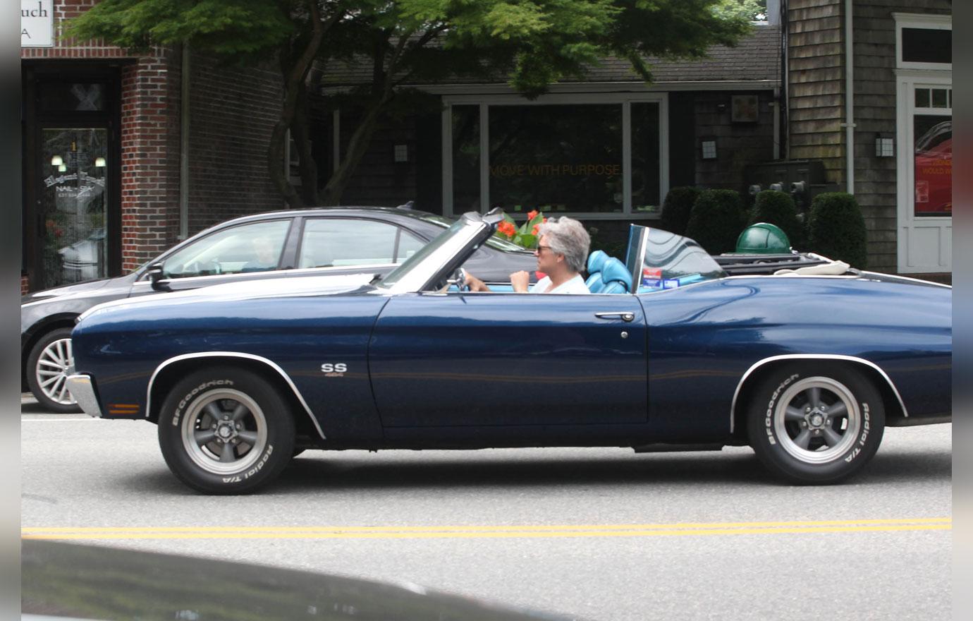 Jon bon jovi driving vintage 1970s convertible 3