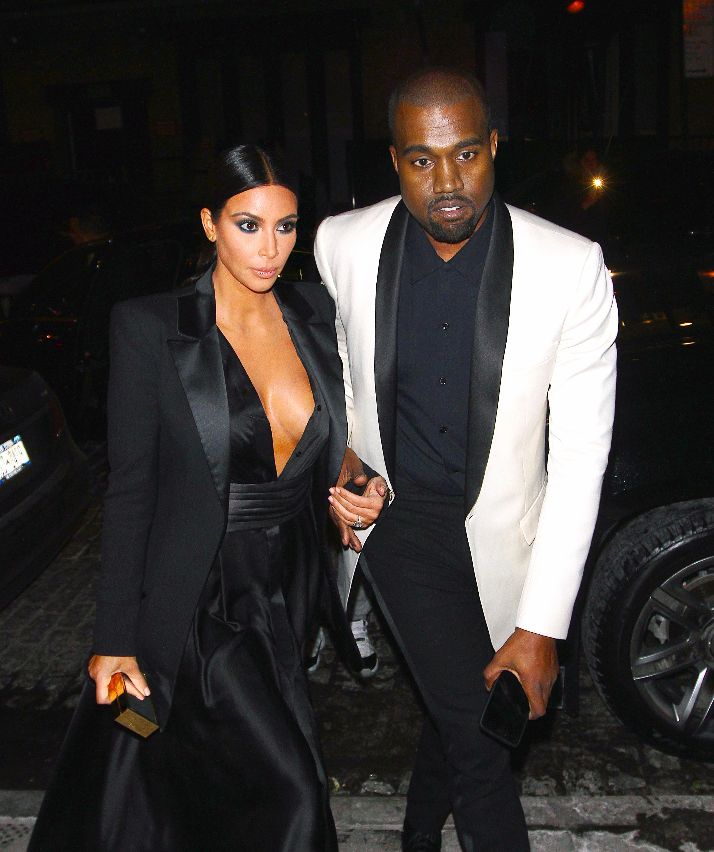 Kim Kardashian heads to John Legend&#8217;s birthday party with husband Kanye West in NYC