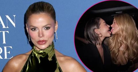 split image of Brooks Nader and Brooks Nader and Madeline Cline