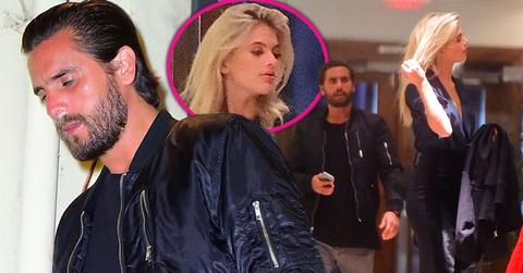 scott disick parties model megan blake