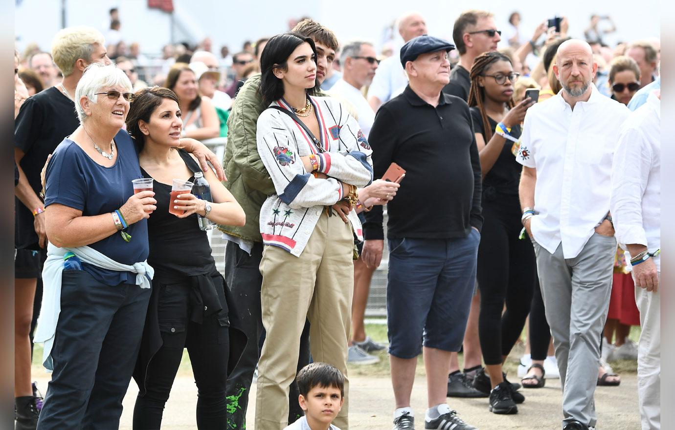 Dua Lipa and Anwar Hadid attending British Summertime 2019