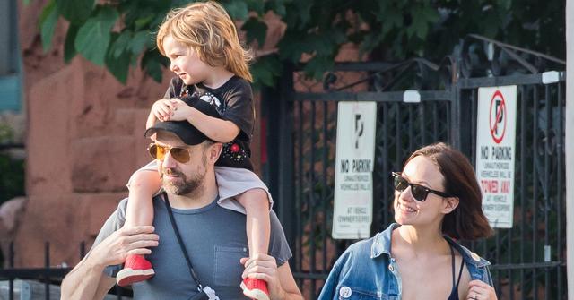 Olivia Wilde Jason Sudiekis Son Otis Photos Long