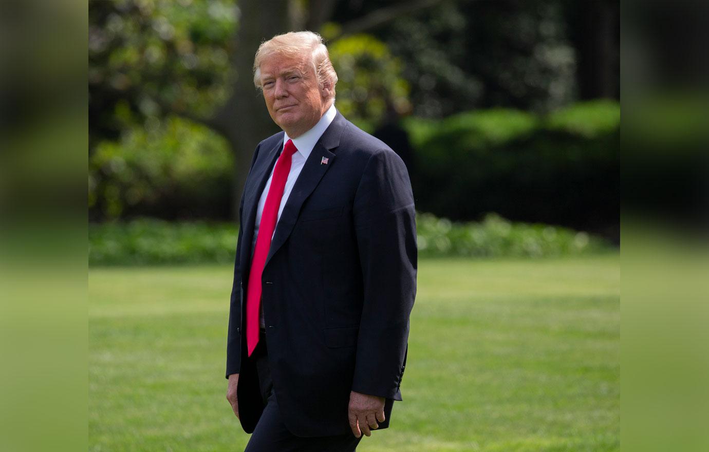 United States President Donald J. Trump departs The White House in Washington, DC to attend a rally with supporters in Nashville, TN