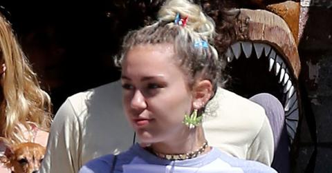 Exclusive… Miley Cyrus Shows Off Her Love For Marijuana