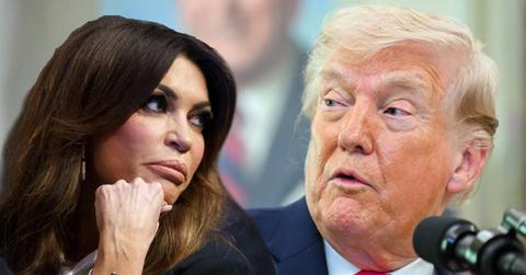split of Kimberly Guilfoyle and Donald Trump