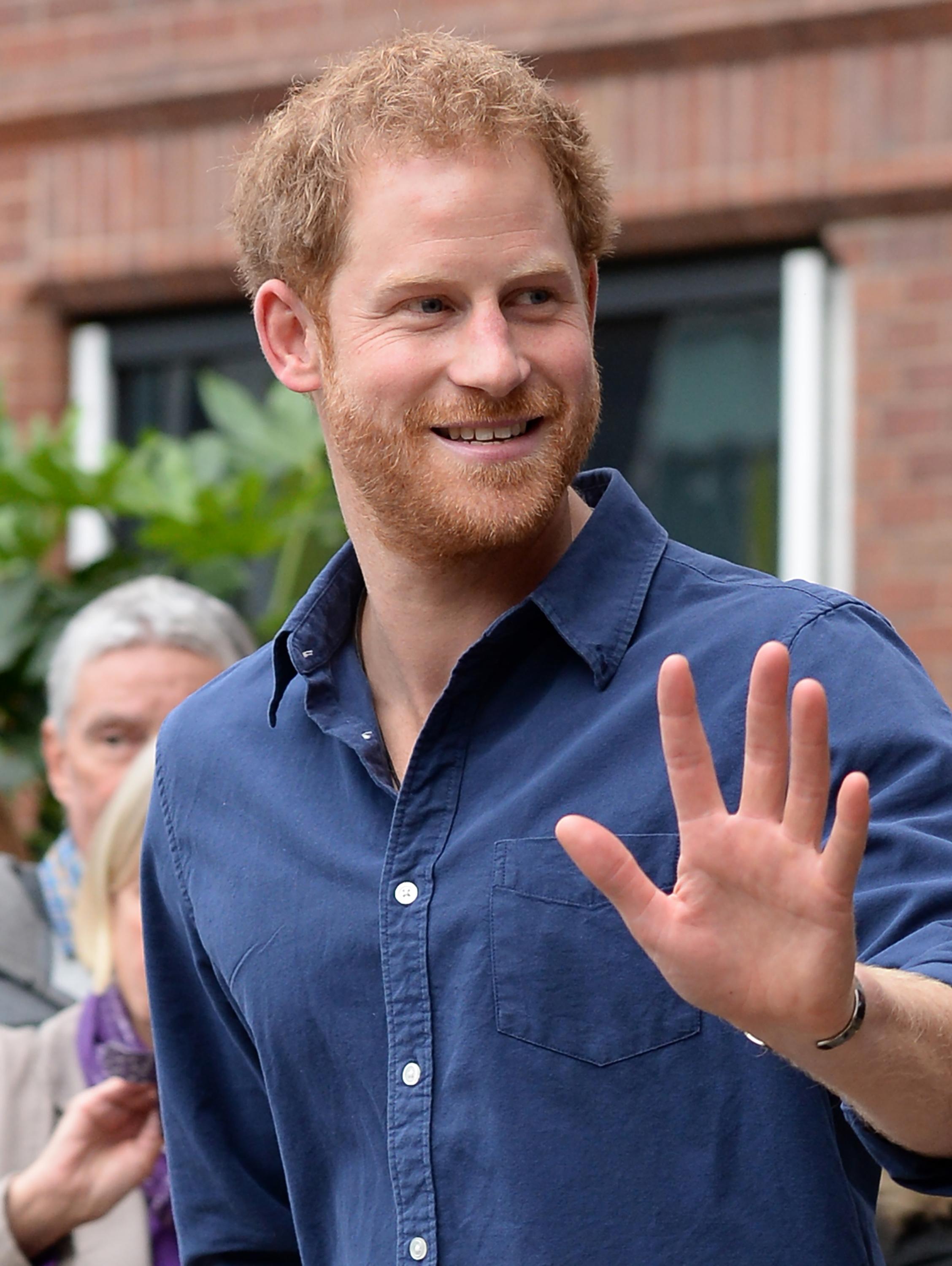 Prince Harry visits Nottingham Central Police Station