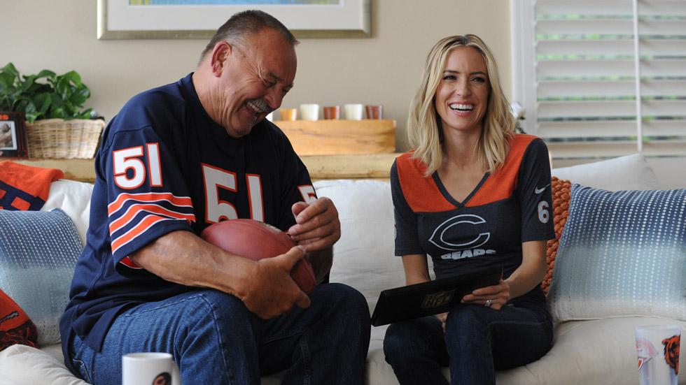 Dick Butkus and Kristin Cavallari