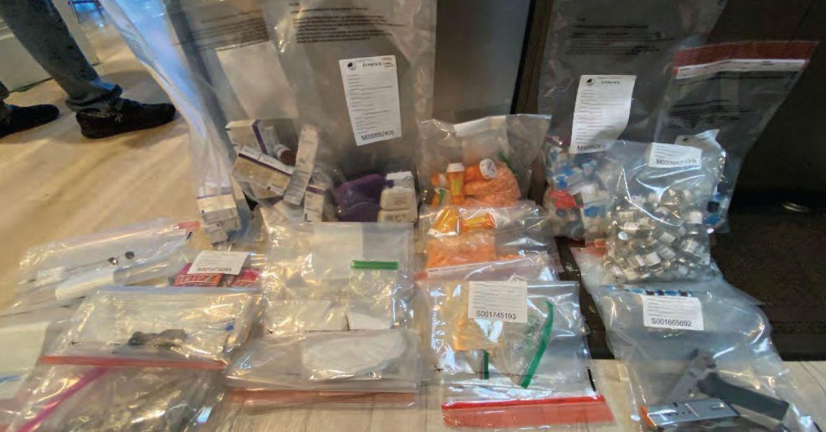 Photo of evidence against five arrested in Matthew Perry fatal drug overdose case