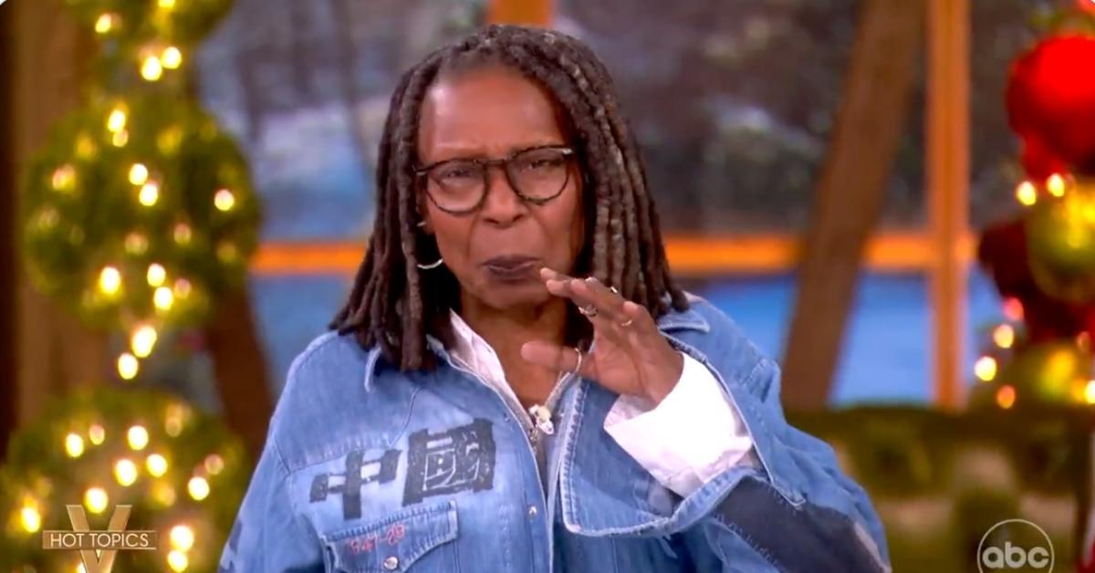 Photo of Whoopi Goldberg declared, 'D--- you all' to Republicans who didn't condemn Donald Trump's comments about Rob Reiner's death.