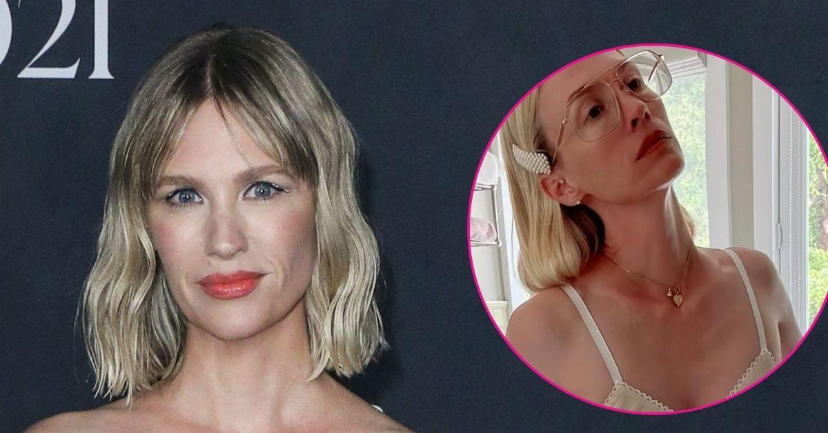 january jones bra shorts photo