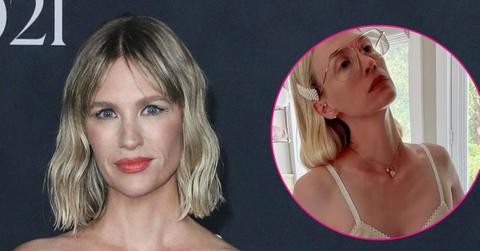 january jones bra shorts photo