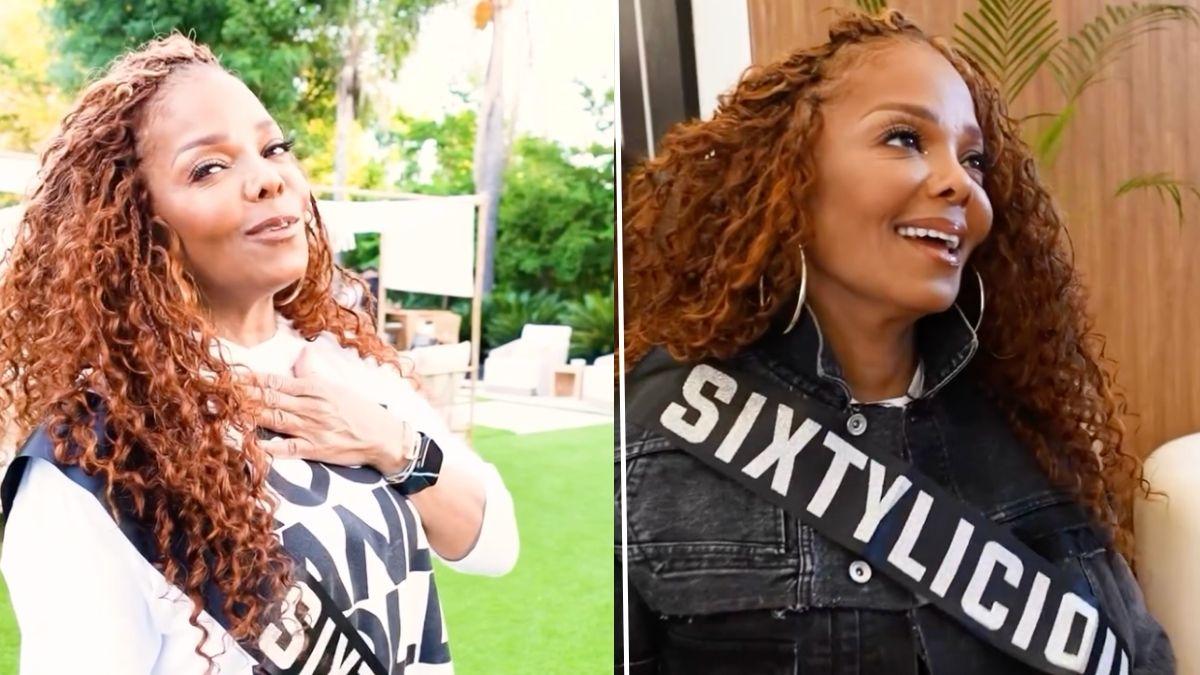 image split of Janet Jackson