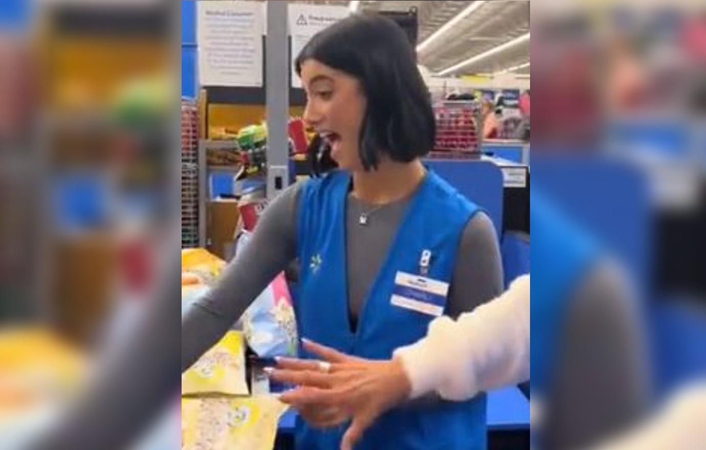 charli damelioworking walmart twitter