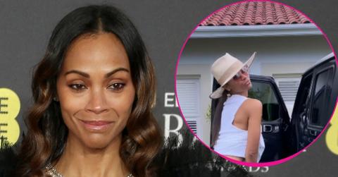 zoe saldana bikini dance moves