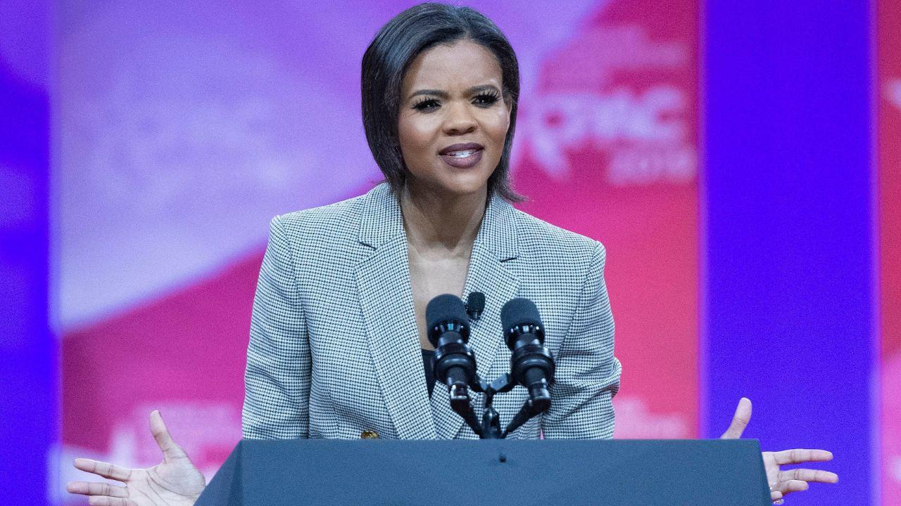 Image of Candace Owens' attorneys argue she should not face the defamation lawsuit personally in Delaware.