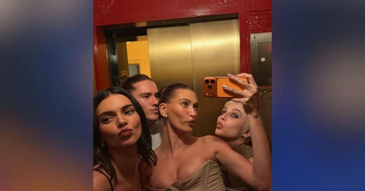 Photo of Hailey Bieber went out for a girls' night on January 10.
