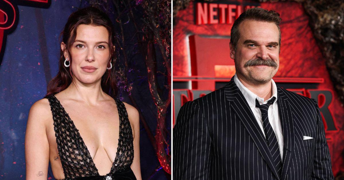 Photo of Millie Bobby Brown and David Harbour