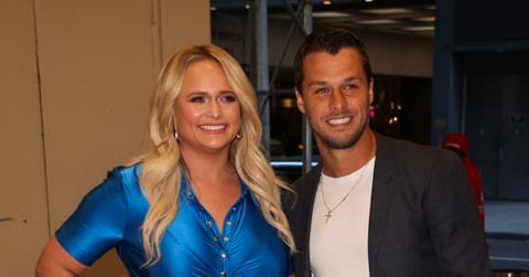 miranda lambert brendan mcloughlin smiles chiefs game photo