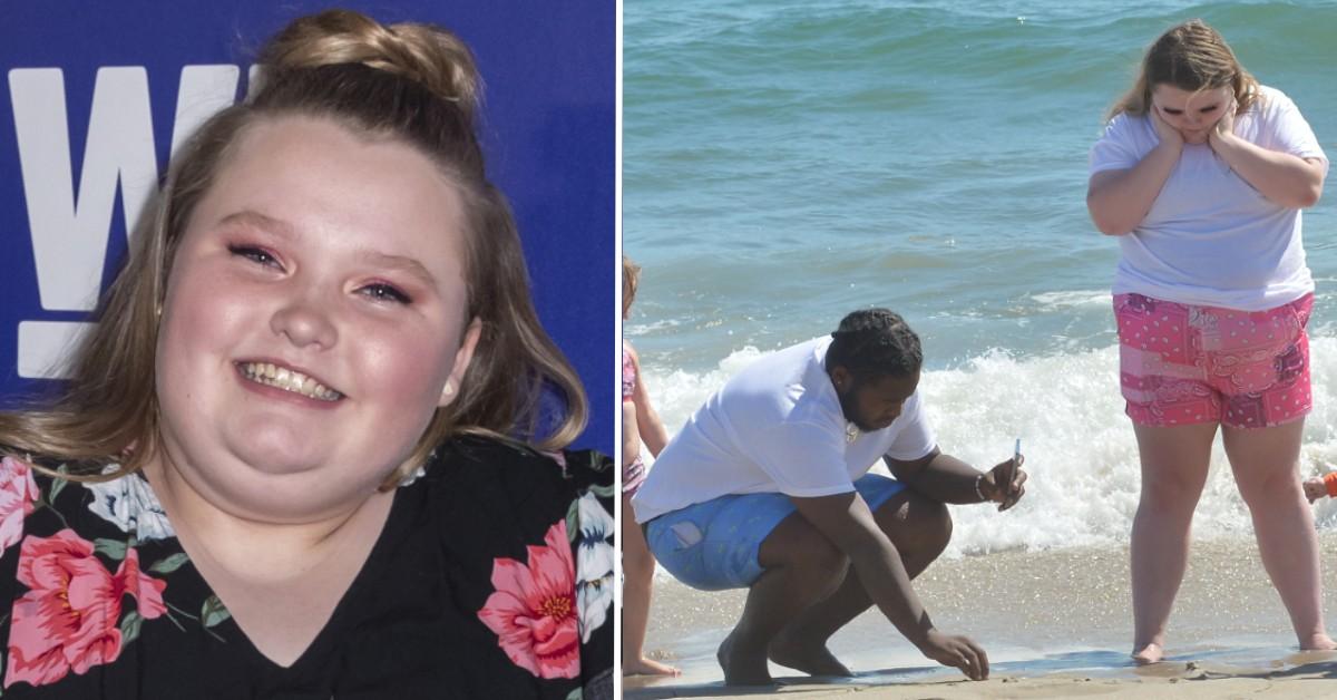 Honey Boo Boo & Boyfriend Dralin Take A Walk In California Photos
