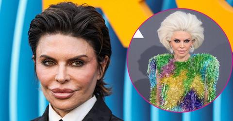 split photo of Lisa Rinna