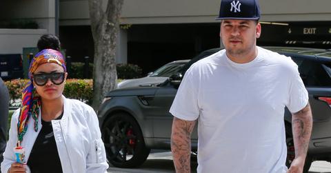 Blac Chyna shows off her big diamond ring with Rob Kardashian