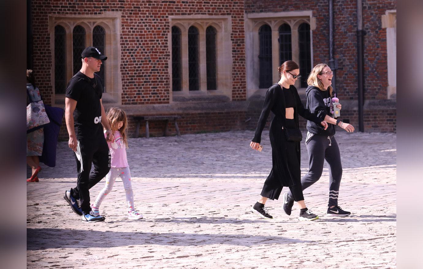 Channing Tatum + his daughter Everly + girlfriend Jessie J