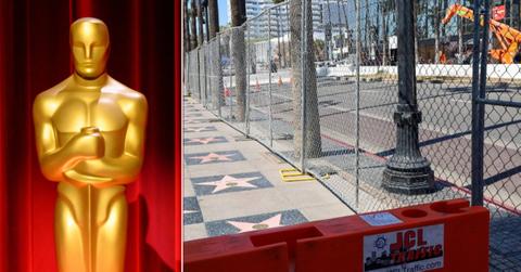 oscars fences security pro palestinian protesters target show pp