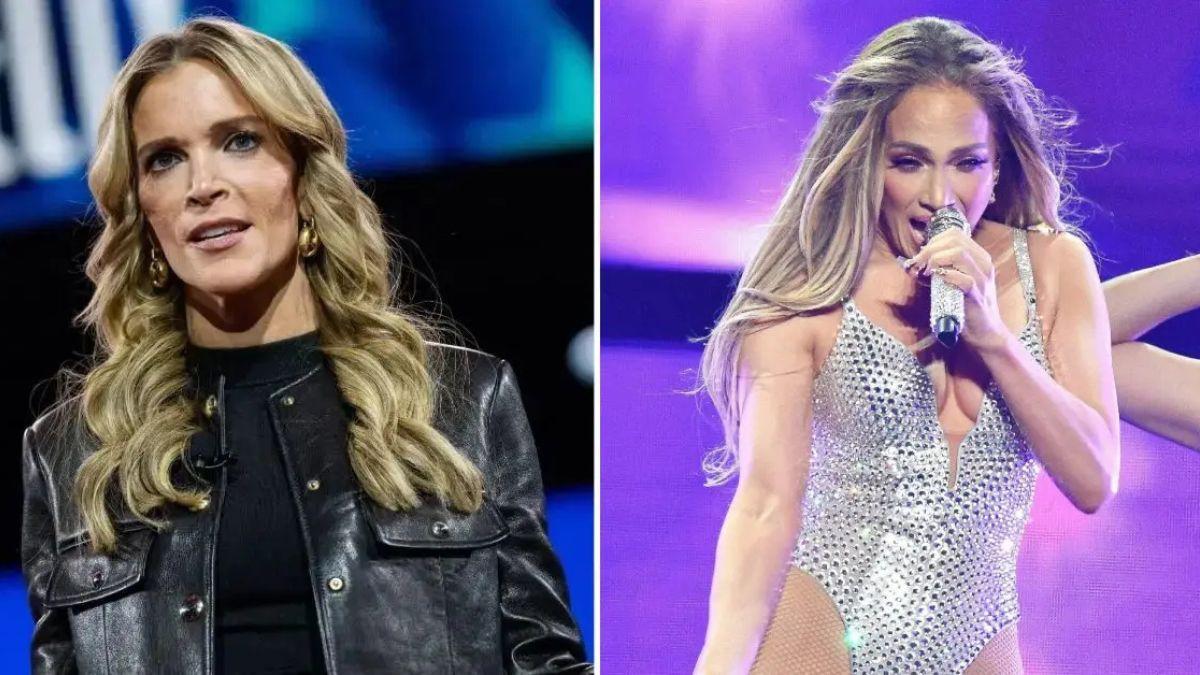 Photo of Megyn Kelly suggested that Jennifer Lopez's hat would block the view of people behind her.