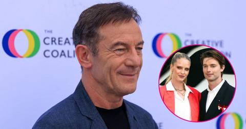 Composite Photos of Jason Isaacs, Patrick Schwarzenegger and Abby Champion