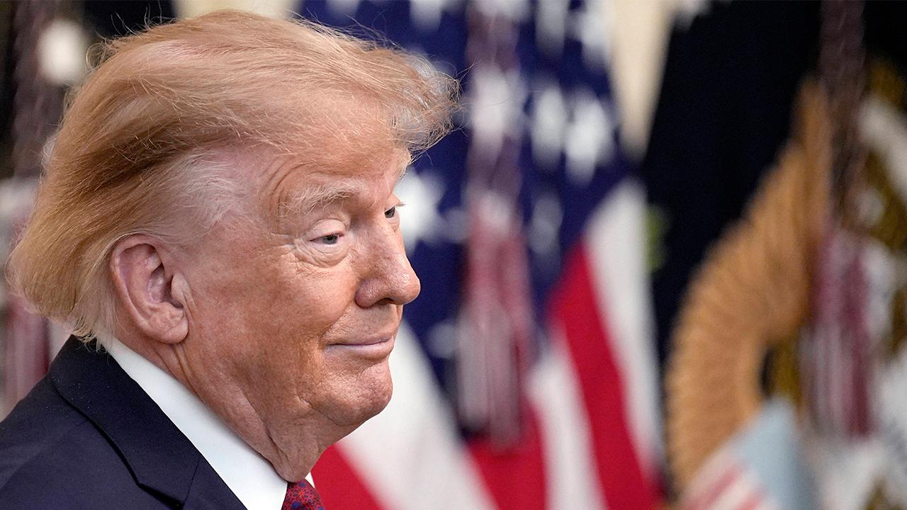 Image of Donald Trump was blasted as 'a sick old man' in a photo with his 'two nurses.'