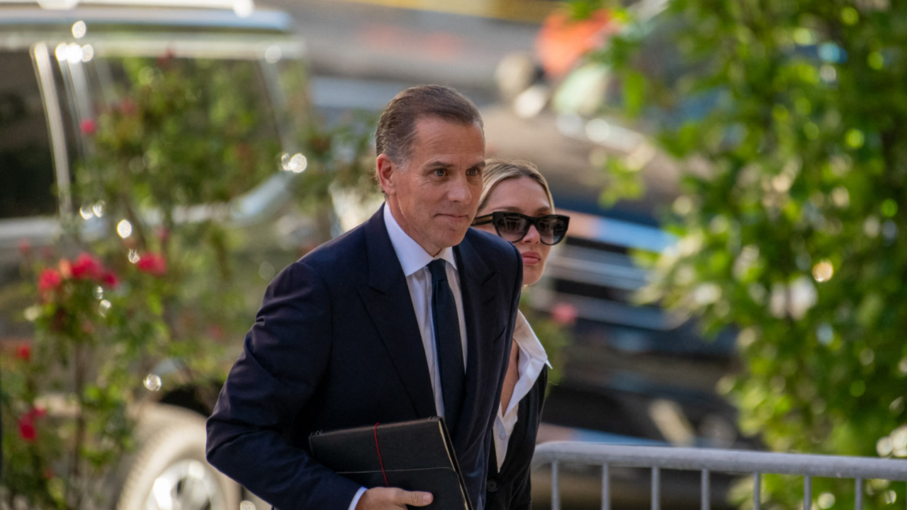 photo of Hunter Biden and Melissa Cohen wed in 2019.