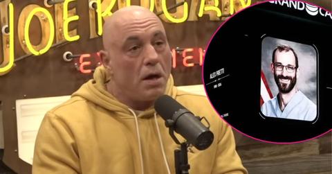 Composite photo of Joe Rogan and Alex Pretti