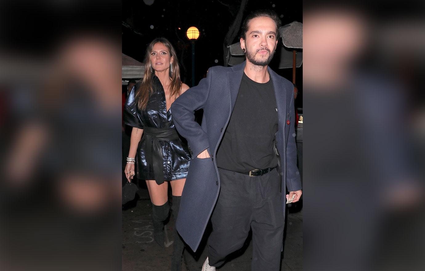 Heidi Klum and Tom Kaulitz walk out of Delilah together